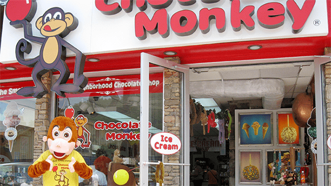 Tourists Go Bananas for the Chocolate Monkey